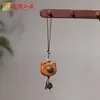 Serie de Cadenas para Teléfono Móvil de Grano de Café de Madera de Durazno Juguete Cultural Oso y Cachorro Accesorios Colgante