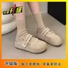 Zapatos Casuales Slip-On de Aumento de Altura Estilo Nuevo Primavera 2026 Zapatos Birkenstock Populares de Suela Gruesa Mocasines Cerrados para Mujer