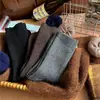 Calcetines Grues para Hombre con Forro de Felpa Cálido, Doble Costura, hasta la Mitad de la Pantorrilla, para Otoño e Invierno, Calcetines Cálidos de Felpa Cepillada para Hombre, Venta al por Mayor