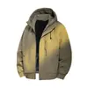 Jaqueta de algodão estilo workwear americano para homens, jaqueta funcional de inverno para atividades ao ar livre, quente, com acolchoamento de algodão e capuz