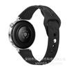 Correa de Silicona de Cristal de Hielo para Cintura Pequeña Adecuada para Huawei Gt6/5/4 18mm Apple S10 S11 Pulsera con Hebilla Inversa