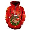 2024 Venta Caliente Transfronteriza AliExpress Amazon Sudaderas 3D Digitales de Papá Noel Muñeco de Nieve Europeas y Americanas para Hombre y Mujer