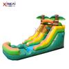 Fábrica por atacado ao ar livre grande castelo inflável selva coqueiro castelo travesso escorregador equipamento de jogo infantil
