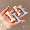 Presilhas de cabelo coloridas estilo coreano, presilhas para franja estilo francês de outono e inverno, acessórios de cabelo versáteis e estilosos, ornamentos de cabelo elegantes