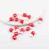 Peixe Pequeno Cerâmica Colorido Simples Transfronteiriço Furo Reto Contas Soltas Pulseira de Contas Feita à Mão DIY Colar Acessórios de Joias Atacado