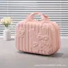 Maleta Portátil de Coelho Desenho Animado Estojo de Maquiagem Maleta de Bagagem 14 polegadas Maleta de Mão Leve