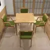 Mesas y Sillas de Comedor Amigables con la Edad, Mesas de Madera Maciza, Residencias de Ancianos, Centros de Cuidado para Personas Mayores, Sillas de Comedor para Personas Mayores, Muebles para Restaurantes de Atención Médica y Bienestar