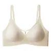 [Gelatina Oca 8601] Nova Roupa Íntima Simples Anti-queda Reunião de Seios Pequenos Roupa Íntima Ajustável Sutiã Sexy Nenhum