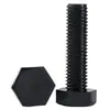 Tornillos Externos Hexagonales de Plástico de Nylon Negro Aislados Retardantes de Llama Pernos de Plástico Tornillos Extendidos M3-M12