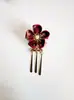 Grampo de Cabelo Borboleta Acessório de Cabelo Sino Crianças Traje Tang Grampo com Franja Traje Antigo Cheongsam Hanfu Acessórios Acessório de Cabelo Flor