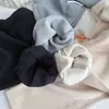 Pantalones de pierna ancha de patchwork con sentido del diseño más terciopelo para mujer, otoño e invierno, holgados, adelgazantes, casuales, versátiles, engrosados, cálidos, de pierna recta