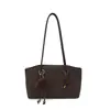 Bolsa de axila de grande capacidade para o dia a dia, nova bolsa de ombro da moda verão 2026, bolsa tote de mão simples com estampa de leopardo fosca