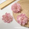 Novo buquê de dálias artificiais com bordas queimadas, arranjos florais para casamento, decorações de mesa, flores artificiais para display de corredor