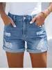 2025 Amazon Temu Jeans para Mujer de Cintura Alta Cómodos Ajustados Delgados Moda Rectos Casuales Pantalones Cortos de Mezclilla
