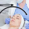 Lâmpada LED de Meia-Lua para Beleza, Manicure, Extensão de Cílios e Tatuagem, Luminária de Chão, Estoque de Fábrica no Atacado, Dimerizável, Uso Comercial para Salões de Beleza
