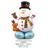 Globo Nuevo de Navidad 2023 Papá Noel de Pie Árbol de Navidad Estéreo Globo de Película de Aluminio Decoración Navideña