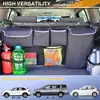Bolsa de Armazenamento para Carro Multifuncional Bolsa de Armazenamento no Encosto do Assento Bolsa Suspensa no Porta-Malas do Carro Tecido Oxford Bolsa de Armazenamento no Banco Traseiro