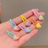 Set de 5 piezas de pinza BB de arena movediza pasador infantil pasador de niña pasador roto accesorios para el cabello de bebé tocado lindo de alta gama