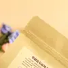 Bolsa de Sellado de Ocho Lados, Bolsa para Empaque de Carne Seca, Bolsa Kraft Auto-soportante con Cierre Zip, Bolsa para Alimentos con Ventana, Bolsa de Papel Kraft, Personalizado
