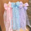Acessórios de cabelo infantil princesa super fada laço hairpin meninas fio vaso fita cabeça das meninas flor pérola gelo e neve acessórios de cabelo