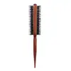 Peine de Tres Filas de Cerdas de Cerdo Lana Estudio de Maquillaje Profesional Peluquería Disco Cabello Ropa de Noche Peine Estilo Casero Cabello Rizado Esponjoso