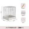 Gaiola Ornamental para Pássaros de Vidro 430X com Estrutura Privada de Teto Drop-Top em Aço Inoxidável 480X 430-1