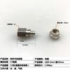 Conector de rosca rápida conector neumático rosca rápida cable interno recto tuerca de bloqueo conector de tubo de aire conector de manguera neumático original