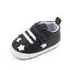 Sapatos de bebê com sola macia e estrela de cinco pontas para meninos e meninas de 0 a 1 ano, primavera e outono, sapatos para bebês BC2275