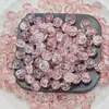 Novas Contas Soltas Redondas de 10mm Guofeng Cor Gelo Rachado Prata Escovada Seda Esmalte Contas Estouradas Acessórios para Pulseiras DIY