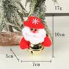 Muñeco Árbol de Navidad Amor de Hong Kong Colgante de Campana Dibujo Animado Muñeco de Nieve de Navidad Sosteniendo Campana Adorno Accesorios de Navidad Venta al por Mayor