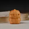 Souvenir de Navidad Talla en Madera de Ciprés Llavero Colgante Navideño Productos de Madera del Zodiaco de Dibujos Animados Dragón, Serpiente y Año del Caballo