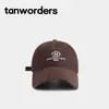 Gorra de Béisbol de Ala Ancha Lavada de Alta Calidad para Mujer, Estilo Coreano, Versátil Vintage Bordado de Letras Gorra de Copa Suave Pico de Pato
