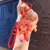 Llavero de Chica de Cabello Largo y Ondulado Creativo de Dibujos Animados Lindo Exquisito Adorno para Correa de Teléfono Colgante de Bolso Pequeño Regalo