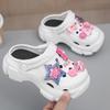 Chinelos Infantis Acessórios de Moda Verão Fundo Macio Gradiente Sapatos de Caverna Baotou Menina Bebê Crianças Pequenas, Médias e Grandes Chinelos Infantis