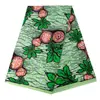 Tela africana étnica con estampado batik al por mayor en stock, tela de cera Ankara con estampado geométrico de doble cara, disponible en 6 yardas
