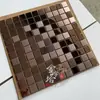 Pacote de Adesivos Decorativos Mosaico de Aço Inoxidável Metal Prata Escovado Superfície Espelhada para Pilares Balcões de Bar Paredes de Fundo de Restaurante