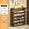Sapateira simples de prateleira, sapateira multicamadas à prova de poeira para armazenamento em casa e dormitório, uma ótima solução de armazenamento para apartamentos alugados