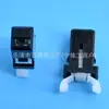Gancho de plástico lixeira TV CD trava de porta microinterruptor tipo push com trava automática trava de mola estojo de óculos para carro fecho
