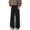 Pantalones deportivos de otoño e invierno para hombre, estilo callejero coreano retro, con caída, tipo cimitarra, marca de moda para hombre, color liso, versátiles, holgados, casuales, joggers