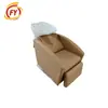 Cama pequena para lavar cabelo de barbeiro, poltrona reclinável para lavar cabelo, lavatório especial de cerâmica para salão de cabeleireiro, lavatório fundo, cama de lavagem