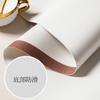 Funda de Estilo Escandinavo Tela a Prueba de Aceite, Anti-Manchas y Anti-Quemaduras Alfombrilla para Mesa de Noche Hogareña Crema Antideslizante Cuero Suave Mantel individual para Mesa