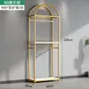 Prateleira de loja de lingerie sutiã display de underwear armário cabides de loja de roupas de dormir suporte de armazenamento multifuncional dourado armário de amostras