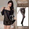 Lencería Sexy Talla Grande Vestido Transparente Encaje Deseo Puro Tirante Descubierto Camisón Apasionado No Necesita Quitarse