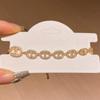 Pulseira Geométrica de Flor de Zircônia Super Flash, Pulseira de Luxo Leve e Sofisticada, Moda Feminina, Joia de Mão Exquisita e Versátil, Design de Nicho