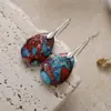 Comércio eletrônico transfronteiriço novo estilo nacional natural imperador pedra gota de água brincos luz luxo europeu e americano brincos de jóias atacado