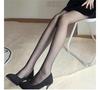 Meia-calça 80D de Veludo Branco Estilo Japonês Jk Lolita Meias de Fundo Femininas Fina Lolita Seda Preta