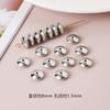 10 piezas Plata Antigua Vintage amor estrella de cinco puntas cuentas espaciadoras pequeñas DIY Joyería Hecha a Mano accesorios para pendientes collar material