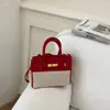 Bolso europeo y americano transfronterizo bolso Kelly 2026 nuevo color de moda bloqueo de color bolso de platino gran capacidad para el día a día bolso de hombro cruzado