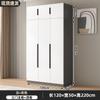 Armário de Armazenamento com Porta Dupla para Apartamentos de Aluguel, Guarda-Roupa Simples de Pendurar, Minimalista Moderno para Casa de Apartamento Pequeno, Quarto