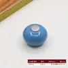 Maçaneta Colorida para Porta de Guarda-Roupa Liga de Zinco Cerâmica Moderna Minimalista Maçaneta Redonda de Furo Único para Gaveta de Sapateira Armário